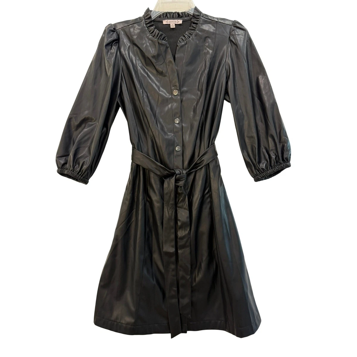 Faux Leather 3/4 Sleeve Solid Dresses for Women for sale | eBay Faux Leather 3/4 Sleeve Solid Dresses for Women for sale | eBay