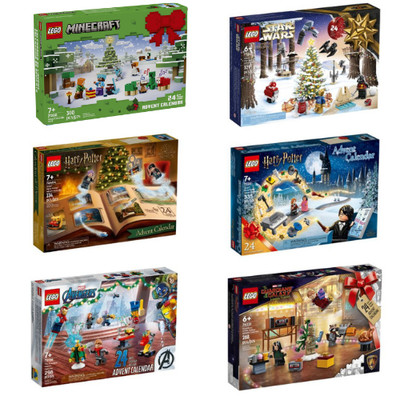 LEGO  Adventskalender | Star Wars Minecraft Marvel Harry 75340 76196 NEU/OVP
