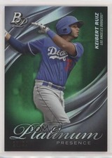 2019 Bowman Platinum Wal-Mart Presence Green Foil /99 Keibert Ruiz #PP-13 8d2