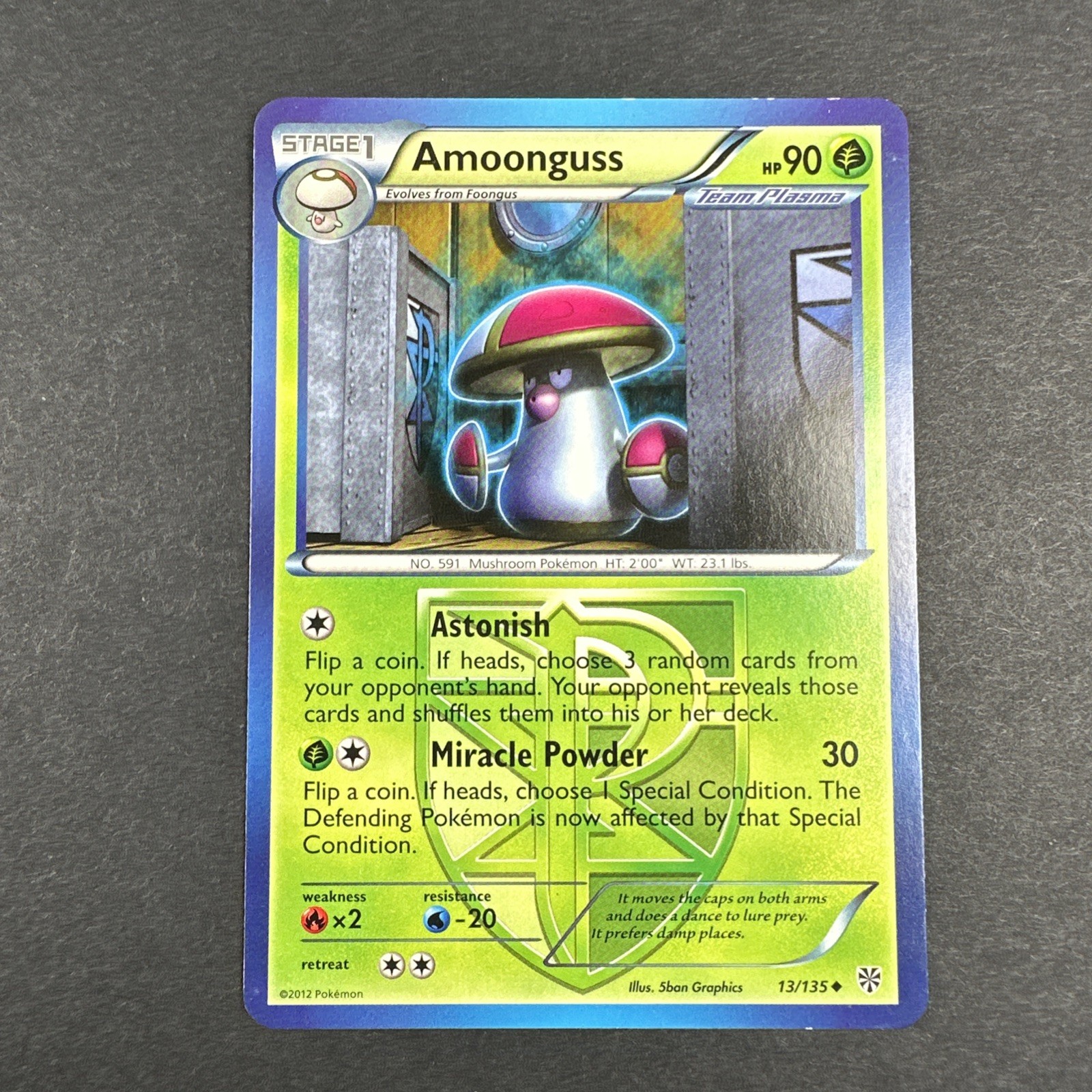 Amoonguss 13/135 Plasma Storm Uncommon Regular Pokémon TCG LP