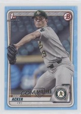 2020 Bowman Draft Sky Blue Border 415/499 Dane Acker #BD-8 wr1
