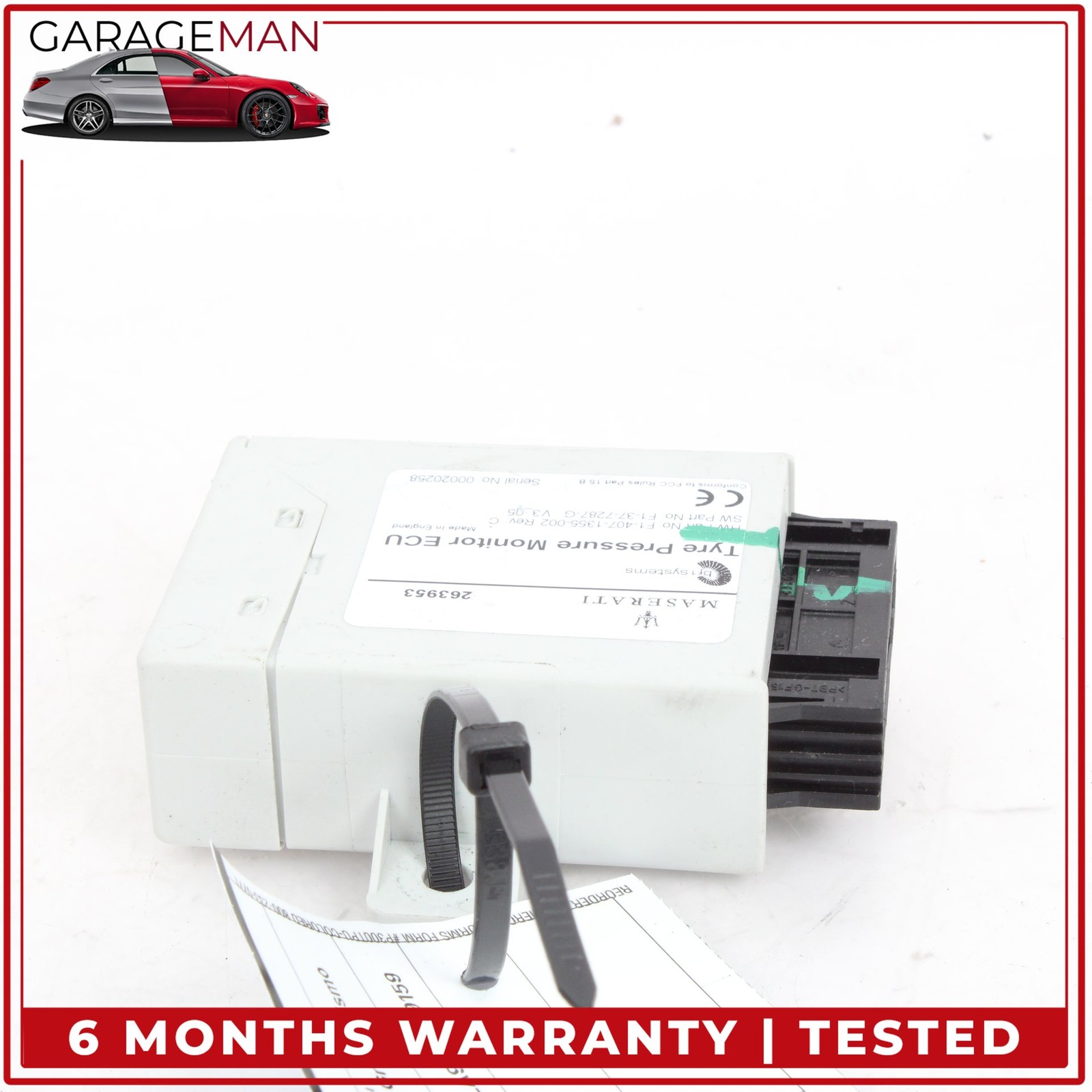 Maserati GranTurismo 2008-2016 Right Tpms sensors Set P/N 263953