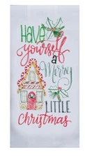 Have a Merry Little Christmas Gingerbread Holiday Flour Sack Kitchen Towel