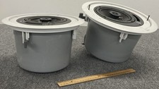 Lot of 2 Atlas Sound FAP62T Ceiling Speaker As Is