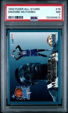1992 FLEER ALL-STARS #19 DIKEMBE MUTOMBO PSA 7
