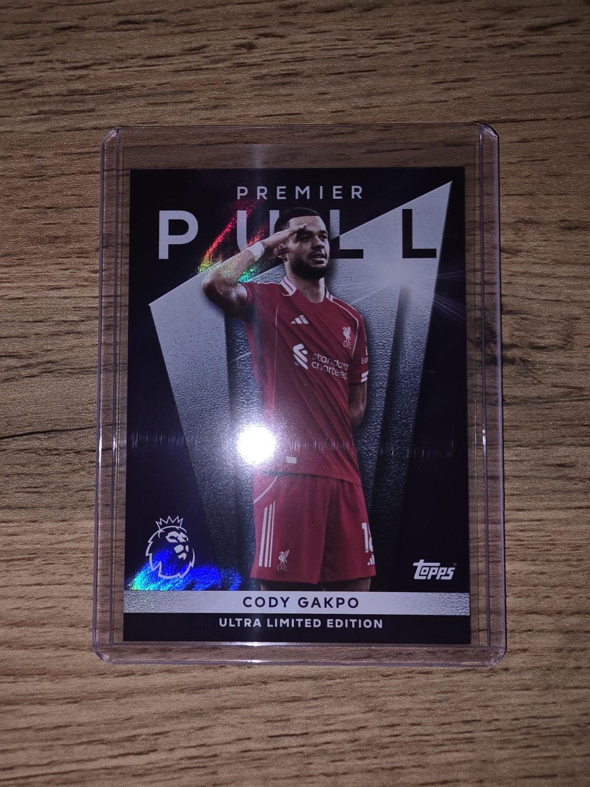 Topps Premier League 2026 Cody Gakpo Premier Pull Liverpool for sale on Ebay