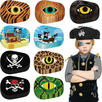 Adhesive Eye Patches for Kids Boys Bulk Halloween Pirate Toddler Eye Patch Breat