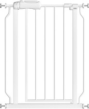 Narrow Baby Gate 27 Inch to 29 Inch Wide, Small Auto Close Walk through Safety G