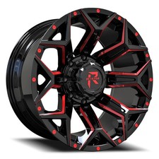 Revenge Rv-202 Wheel 20x10 -19 8x165.1 125.2 Black Single Rim