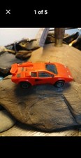 Vintage 1980 Tyco Magnum 440-X2 Lamborghini HO Slot Car - RED