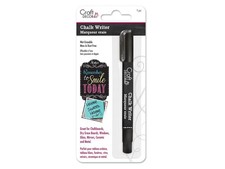 Multicraft Imports Chalk Writer Wet Erasable Marker Mess Free Black Vibrant