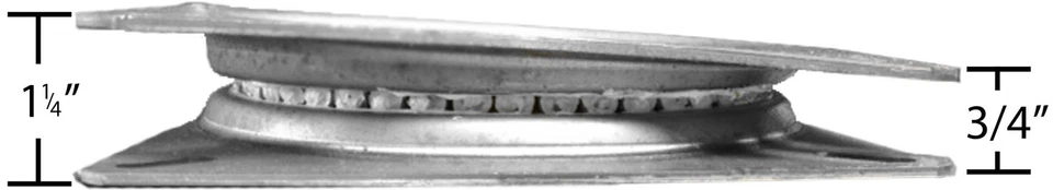 chairpartsonline 7 Heavy Duty Replacement Bar Stool Swivel w/ 3 Degree Pitch ... - Image 3 of 3