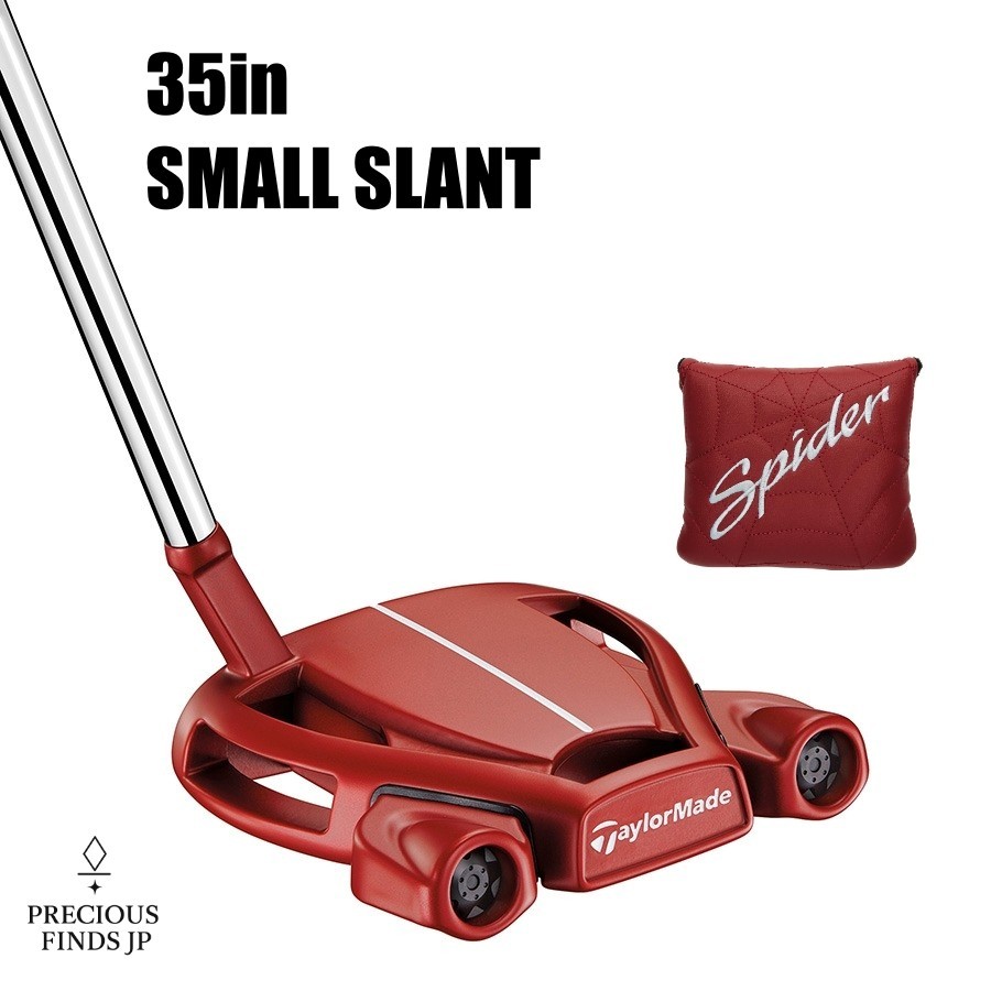 TaylorMade　GHOSTスパイダー36.5インチ TaylorMade Spider GHOST Red Putter SMALL SLANT Mallet Steel shaft