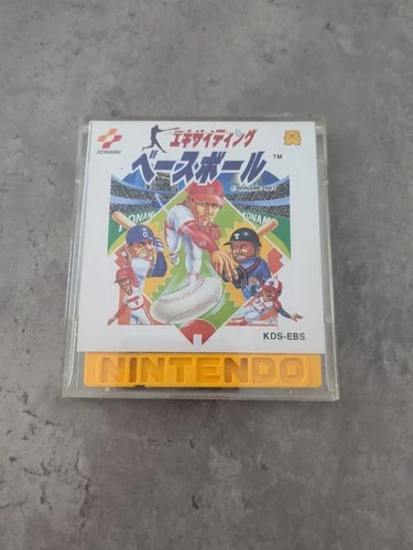 Exciting Baseball (Nintendo Famicom Disk System FDS 1987) US Seller
