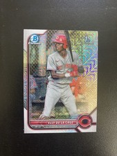 2022 Bowman Chrome ELLY DE LA CRUZ Prospects Mojo Mega Refractor BCP-50 Delacruz