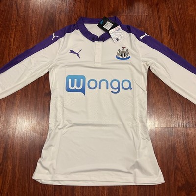 2016-17 Mens Puma Newcastle Player Issue Long Sleeve ACTV Fit 3rd Jersey Large L