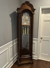 Rare Vintage Herschede Grandfather Clock - 9 Tube - Christopher Columbus #106 