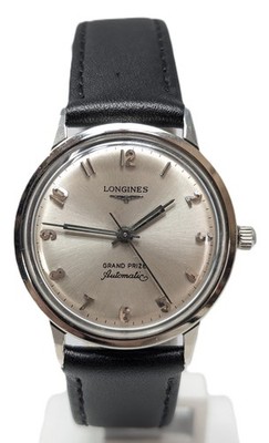 Orologio Longines Gran Prix Automatik Vintage Uhr Edelstahl Schweizer Uhr