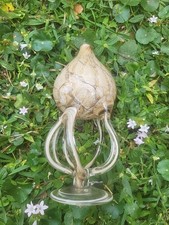 Murano Style Art Glass by Jozefina Krosno Octopus Oil Lamp Made in Poland 9