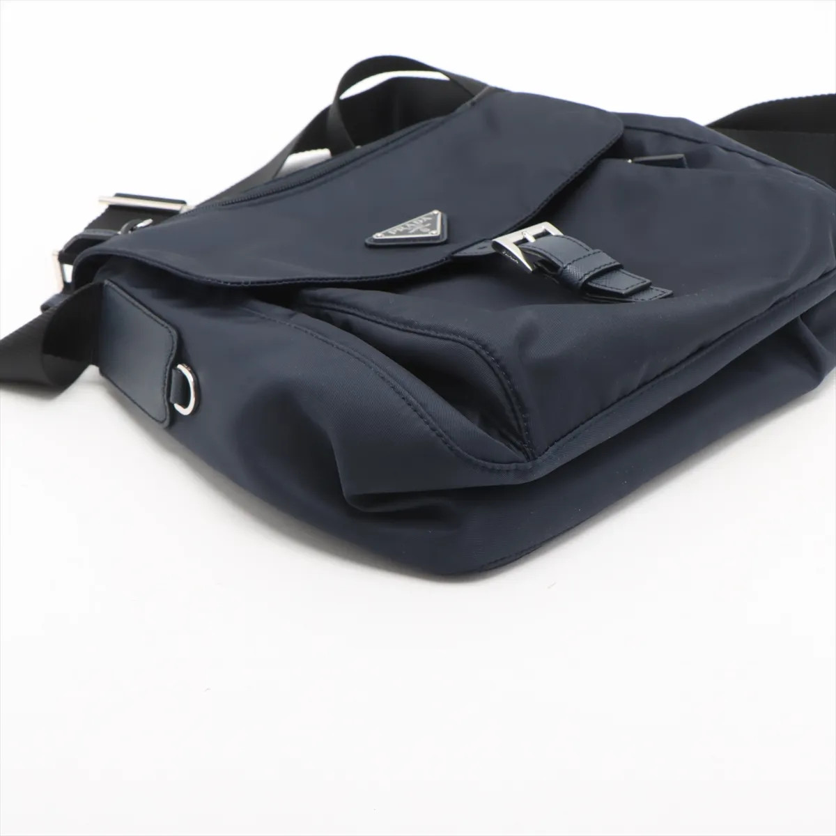 Prada Tessuto Nylon Shoulder bag Navy Blue thumbnail 4