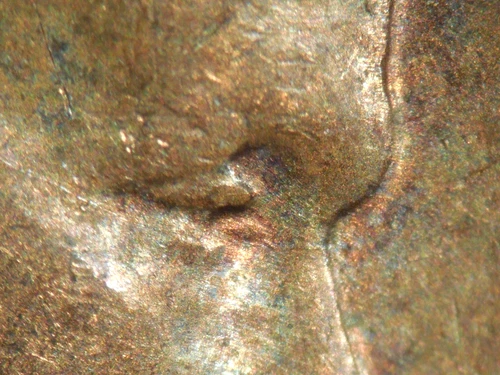 HIGH GRADE MINT ERROR 1955-D  LINCOLN WHEAT CENT DDO#2   AU/RB