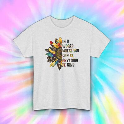 Spread Kindness Shirt For Women - Funny Flower Graphic Tee With Inspirational Message, Short Sleeve Casual Tshirt - View #13