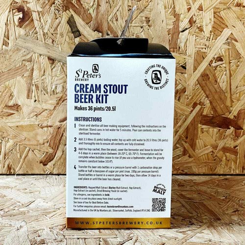 St Peters - Cream Stout - 36 Pint Beer Kit - Picture 3 of 8