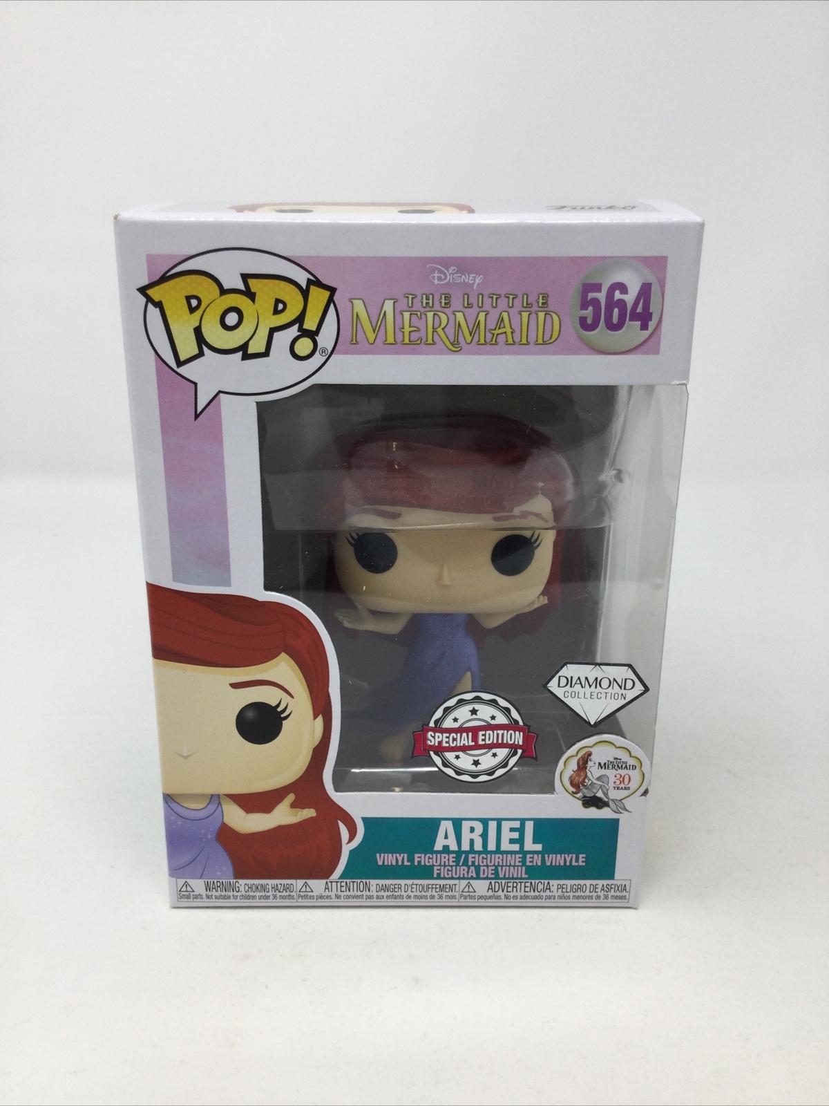 En Oferta Funko Pop! La Sirenita - Diamante Ariel #564 Objetivo + Protector Pop