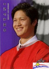 SHOHEI OHTANI 2018 Leaf Premier Rookie #PR2 PURPLE BLANK BACK PROOF 1/1 ROOKIE