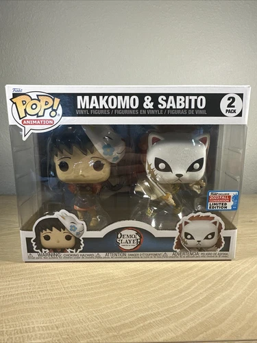 Funko Pop! Animation: Demon Slayer: Kimetsu no Yaiba Makomo & Sabito (2 Pack)