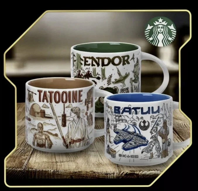 Star Wars Starbucks Disney Mug Endor Limited Edition