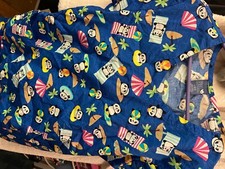 womens scrub top size large