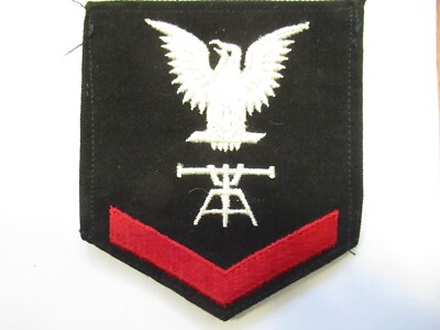 Fire Controlman Patch U.S. Navy E-4 PO3 Fire Controlman Rating Badge Patch | eBay