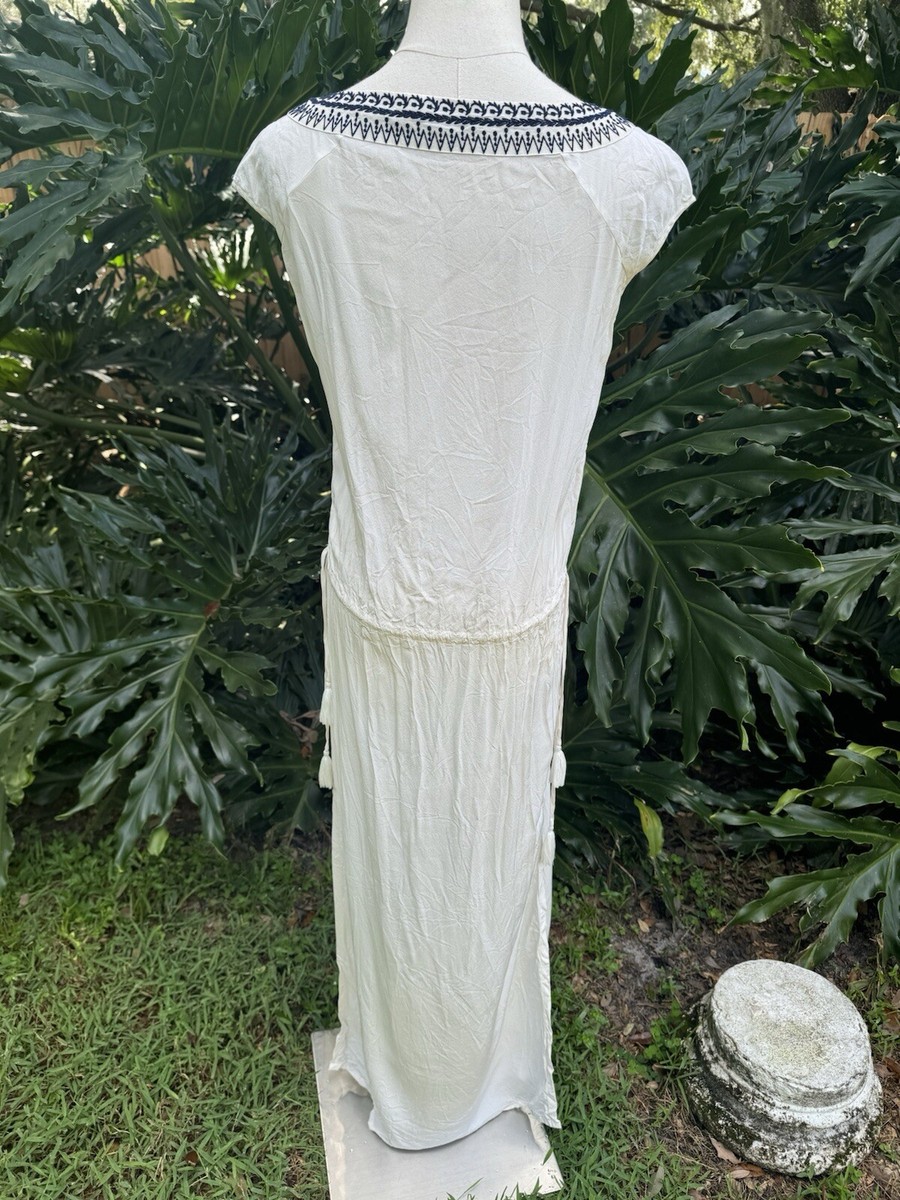 white christmas dresses Antique Cream Silk Shift Dress – Community Thrift and Vintage main image 0