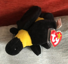 Vintage Rare TY Beanie Baby 4th/3rd Gen Bumble the Bee with tags Canadian tush