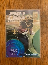 2021 Panini Donruss Elite Football #FT17 Full Throttle Alvin Kamara New Orleans