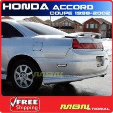 98-02 For Honda Accord Coupe Rear Trunk Spoiler Painted Clearcoat Nh578 White 98-02 For Honda Accord Coupe Rear Trunk Spoiler Painted Clearcoat Nh578 White