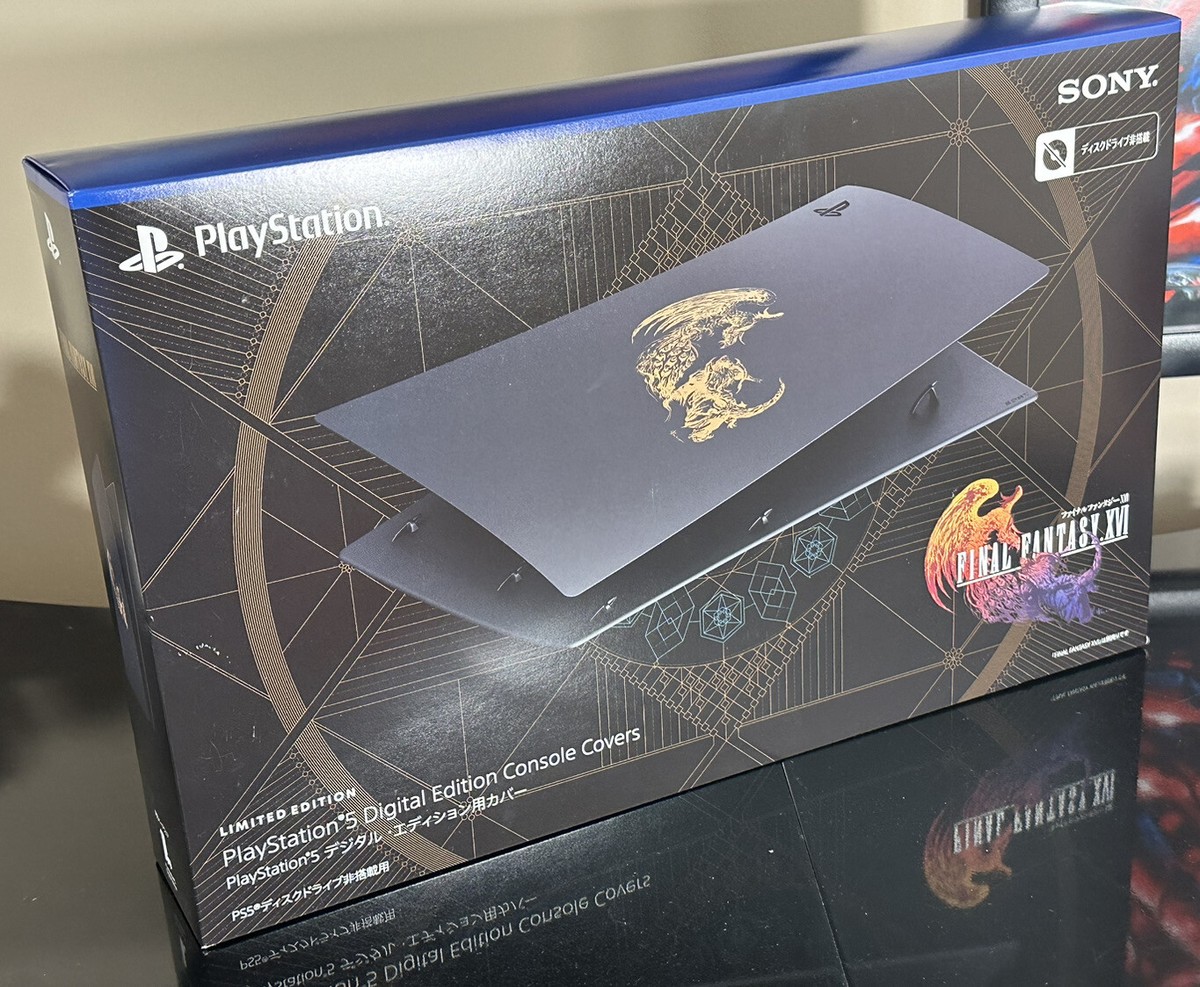 SQUARE ENIX - PS5  デジタルエディション　カバー  FINAL FANTASY XVI PS5 FINAL FANTASY XVI FF16 Limited Edition Console Cover