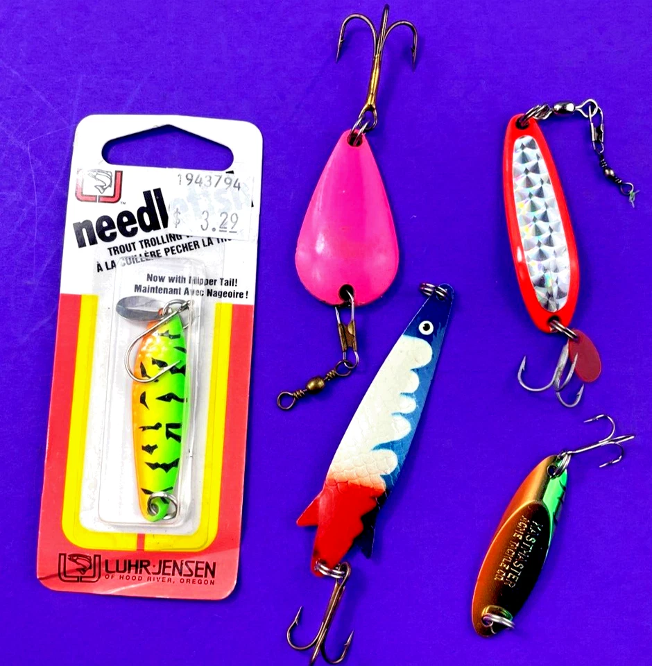 Lot* Luhr Jensen Krocodile #3 - Needle fish and Acme Tackle Co. - 5 Lure Lot. jq - Image 2 of 4