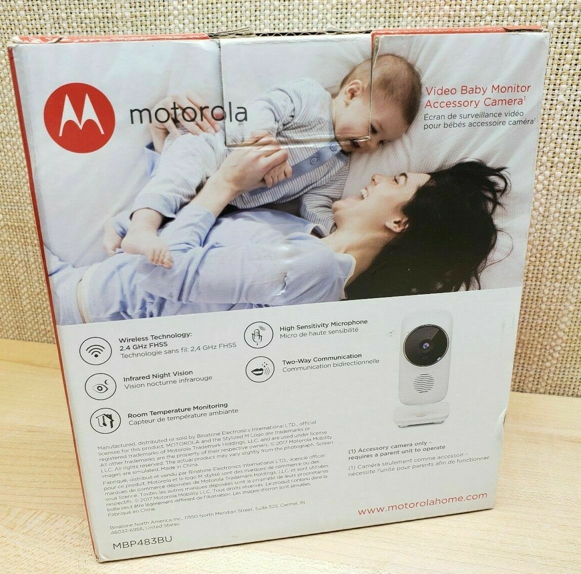 motorola mbp48 additional camera