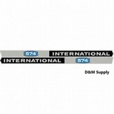 Set decalcomanie trattore 574 per IH Case International