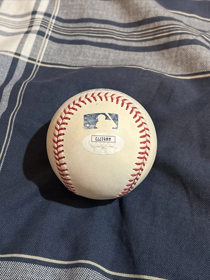 Patrick Corbin AJ Pollack Arizona Diamondbacks +1 béisbol firmado JSA Foto 3 de 3