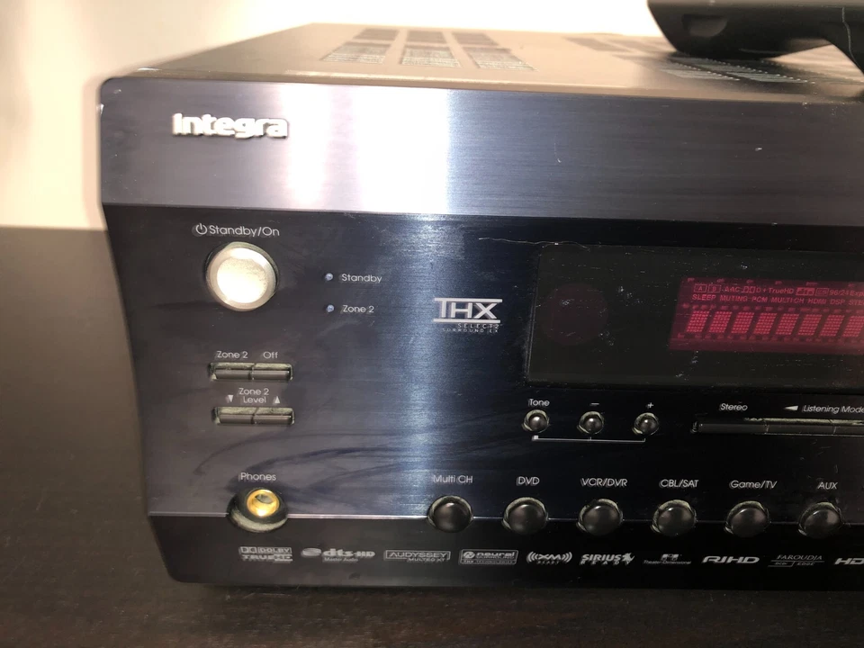 Integra (by Onkyo) DTR-6.8 HDMI THX  7.1Ch AV Receiver w/ Remote Bundle See Desc - Image 3 of 4