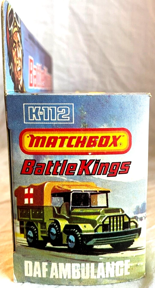 Matchbox 1976 Battle Kings Series K-112 DAF Ambulance (Seller Cat#0318) - Image 2 of 4