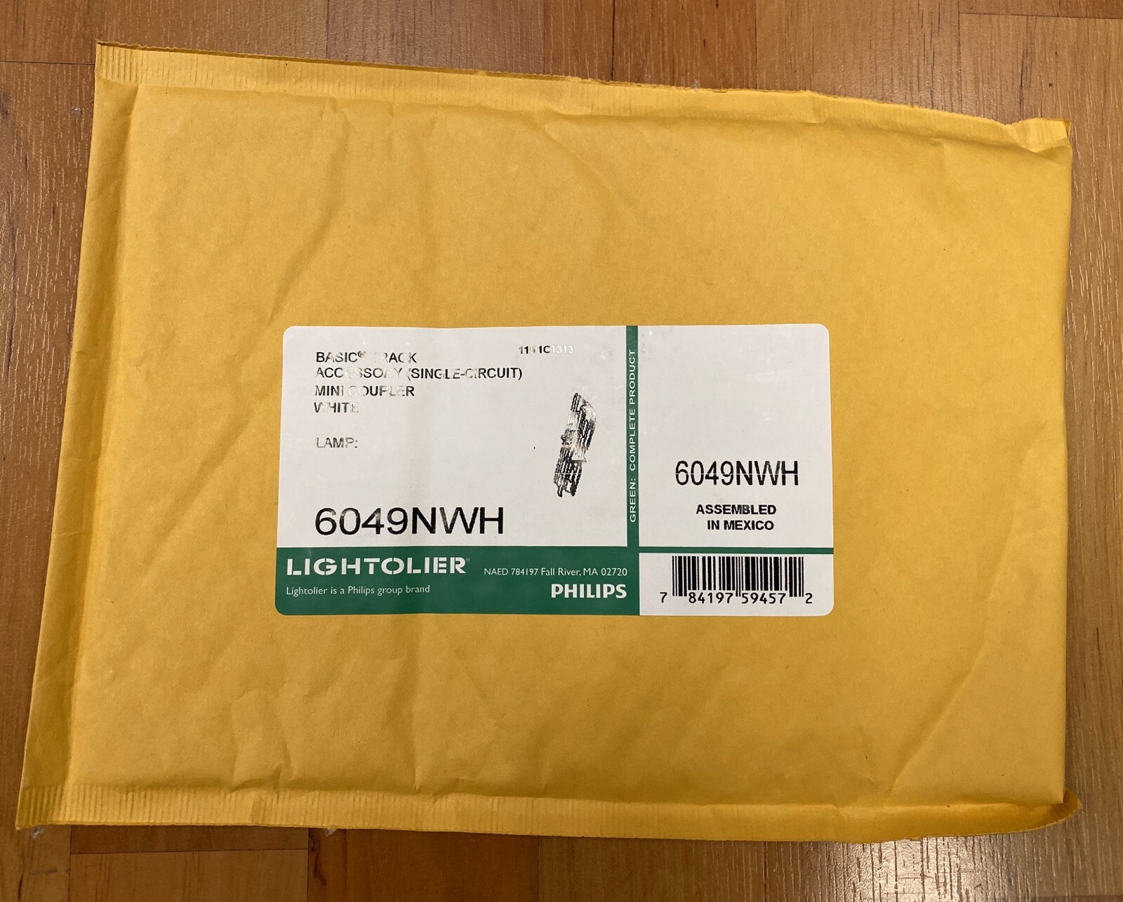 New Lightolier Lytespan 6049NWH Basic Track Mini Coupler White eBay