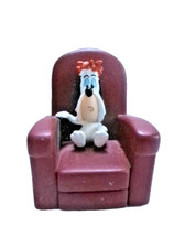 Figurine en résine Tex Avery : " Droopy dans son fauteuil "