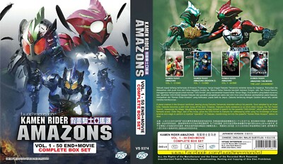LIVE ACTION DVD~Kamen Rider Amazon(1974)+Amazons(2016)Complete Box Set~Eng sub