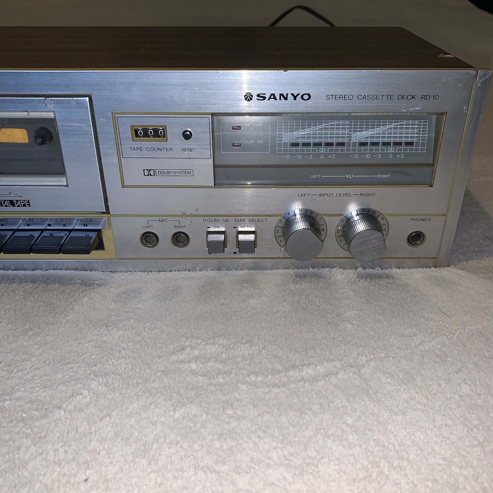 Sanyo Stereo Cassette Deck RD10 Untested VTG eBay