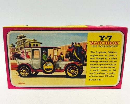 Vintage 1960s/1970s Matchbox Yesteryear Y07-3 1912 Rolls Royce 40/50 Landaulette - Picture 11 of 11