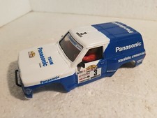 QQ NISSAN PATROL PANASONIC, Complete Plastic Body Blue / White Painted
